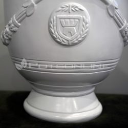 Potsonline - Satin White Finish - Anduze Urn