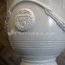 Potsonline - Satin White Finish - Anduze Urn