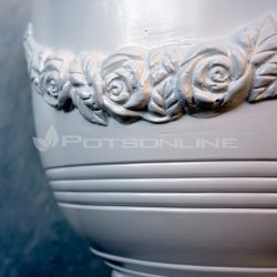 Potsonline - Satin White Finish - Anduze Urn