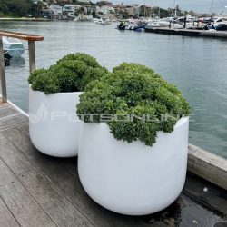 Potsonline - Lightweight Satin Tub Planter