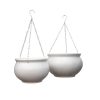 Potsonline - Lightweight Satin Bowl Hanging Pot