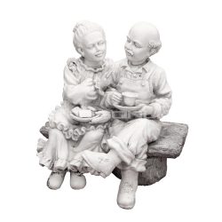 Potsonline - Statues - Nan & Pop on Bench