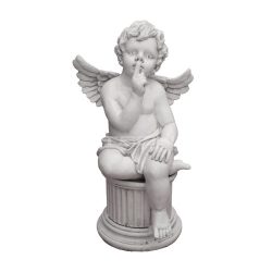Potsonline - Statue - Whisper Angel on Pillar