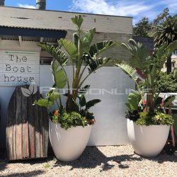 Potsonline - Lightweight Terrazzo - Giant Egg Planter