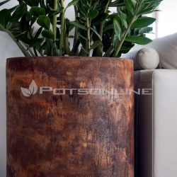 Potsonline - Metal Effect - Vargus Tall Cylinder