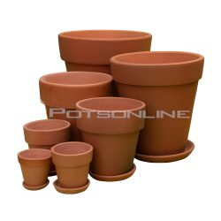 Potsonline - Terracotta Traditional Flower Pot