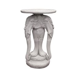 Potsonline - Triple Elephant Head Table Pedestal
