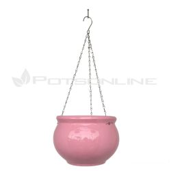 PLW29GL Bowl Hanging Pot - Pink